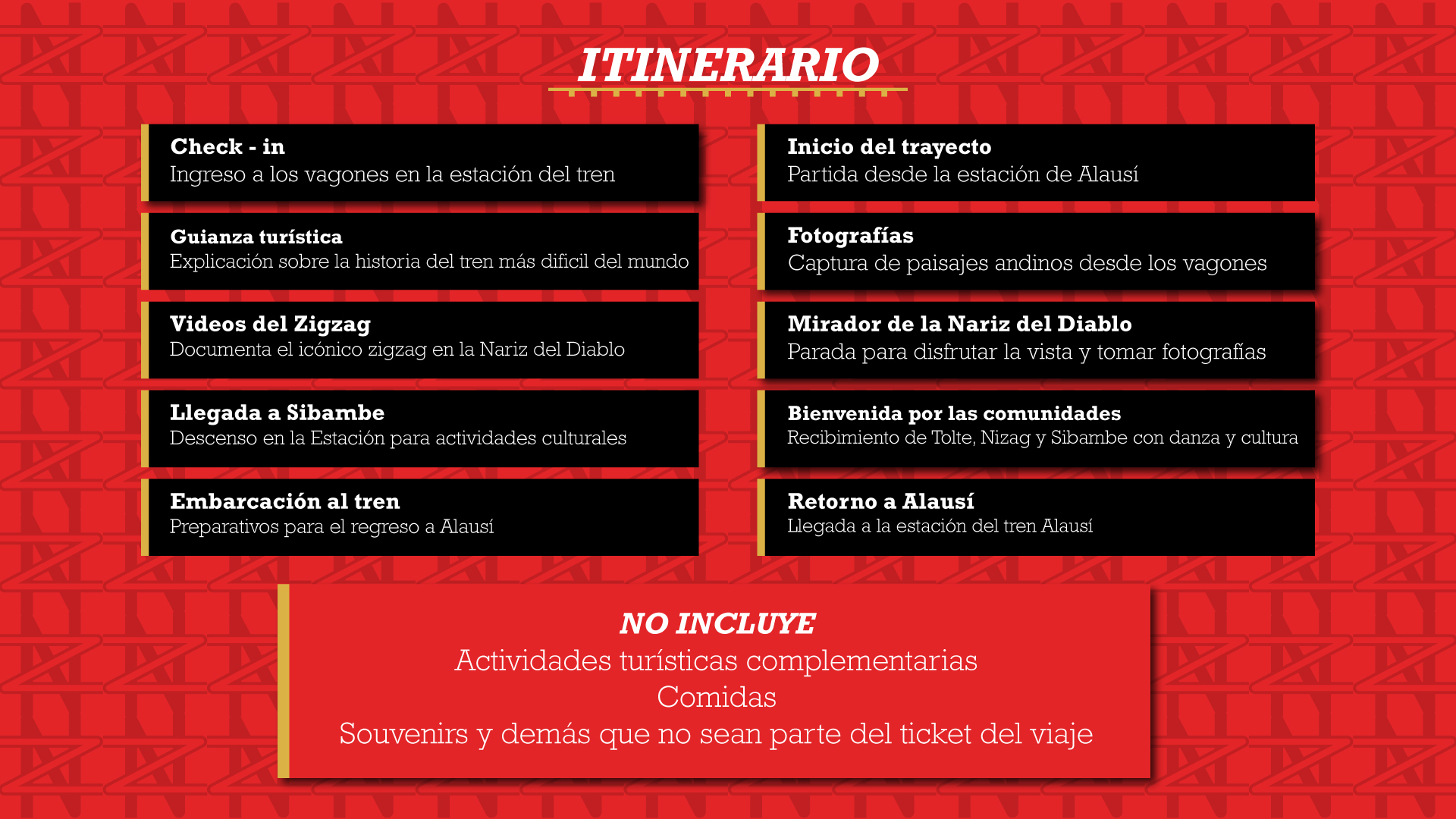 ITINERARIO
